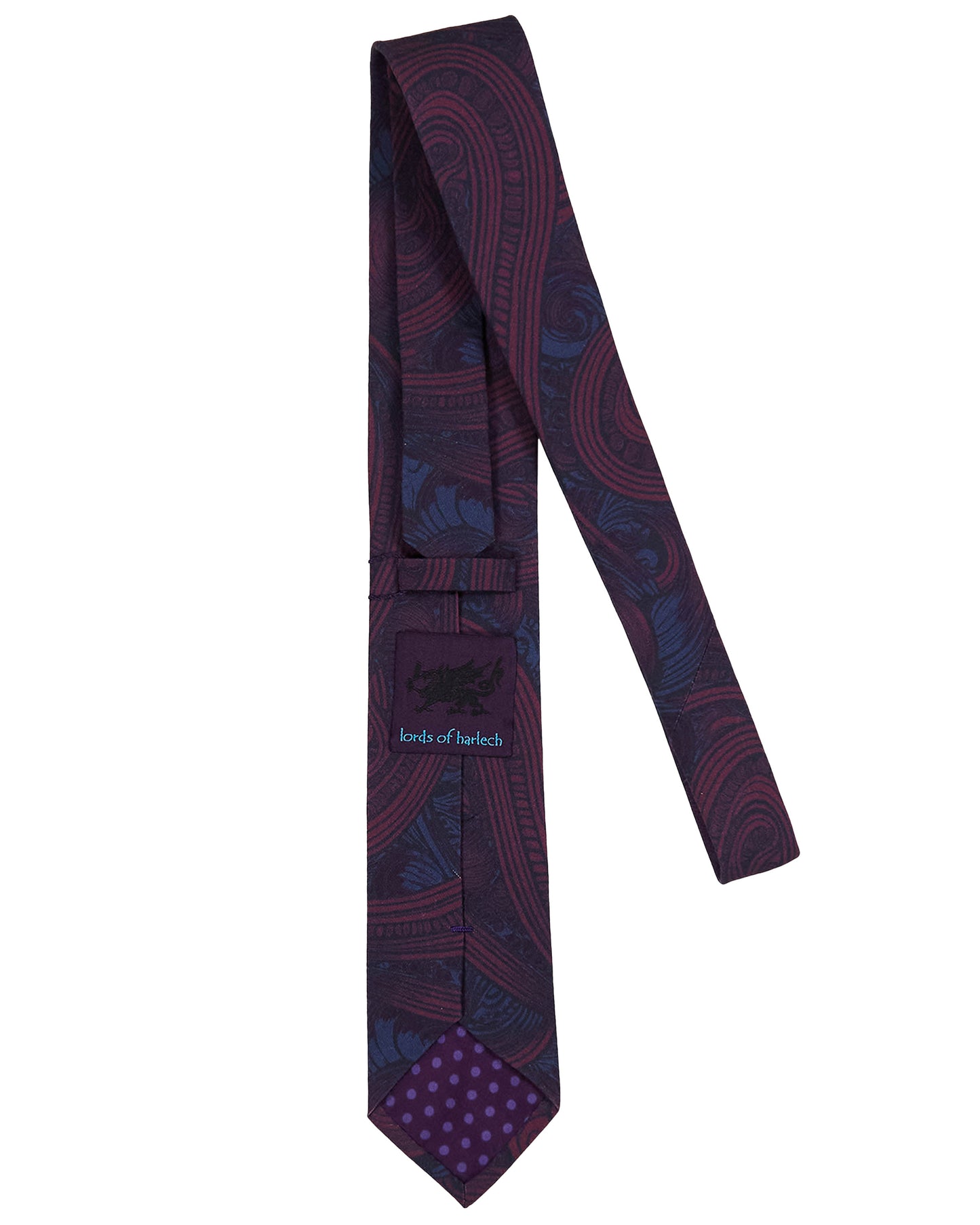 TALIA TIE - BADALONA PLUM