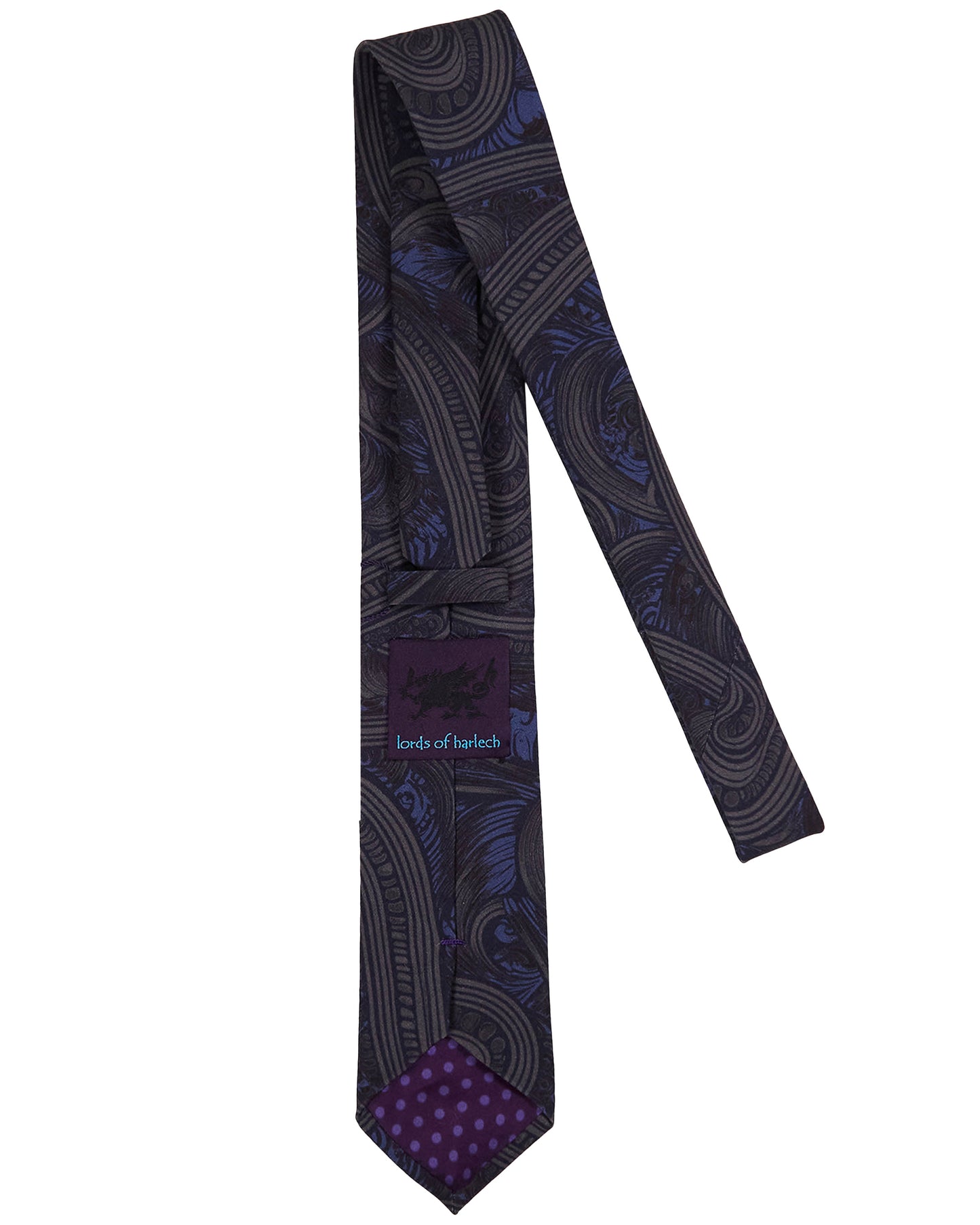 TALIA BADALONA SMOKE PRINTED TIE