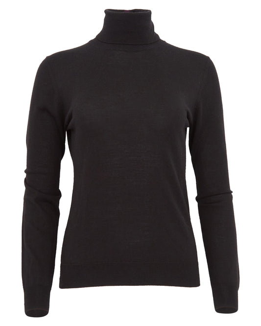 RONA TURTLENECK SWEATER - BLACK