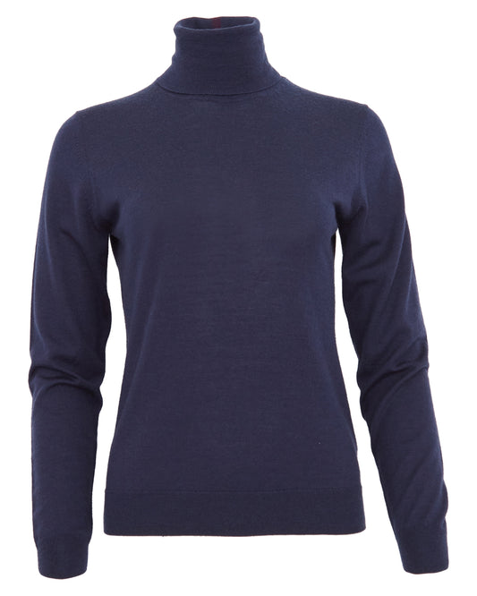 RONA TURTLENECK SWEATER - NAVY