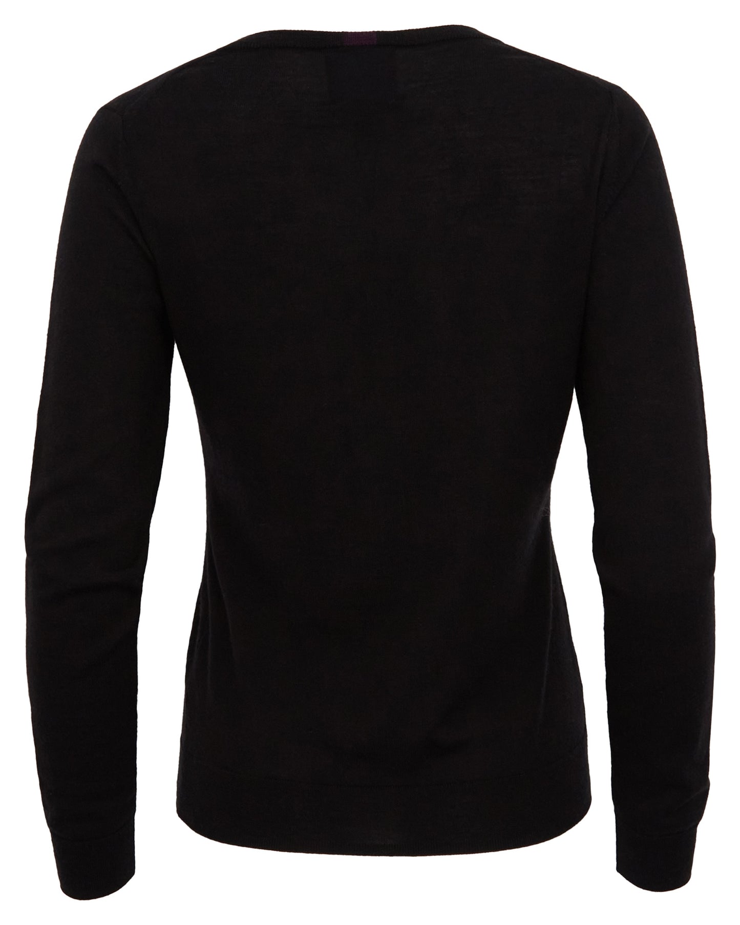 SASHA V-NECK SWEATER - BLACK