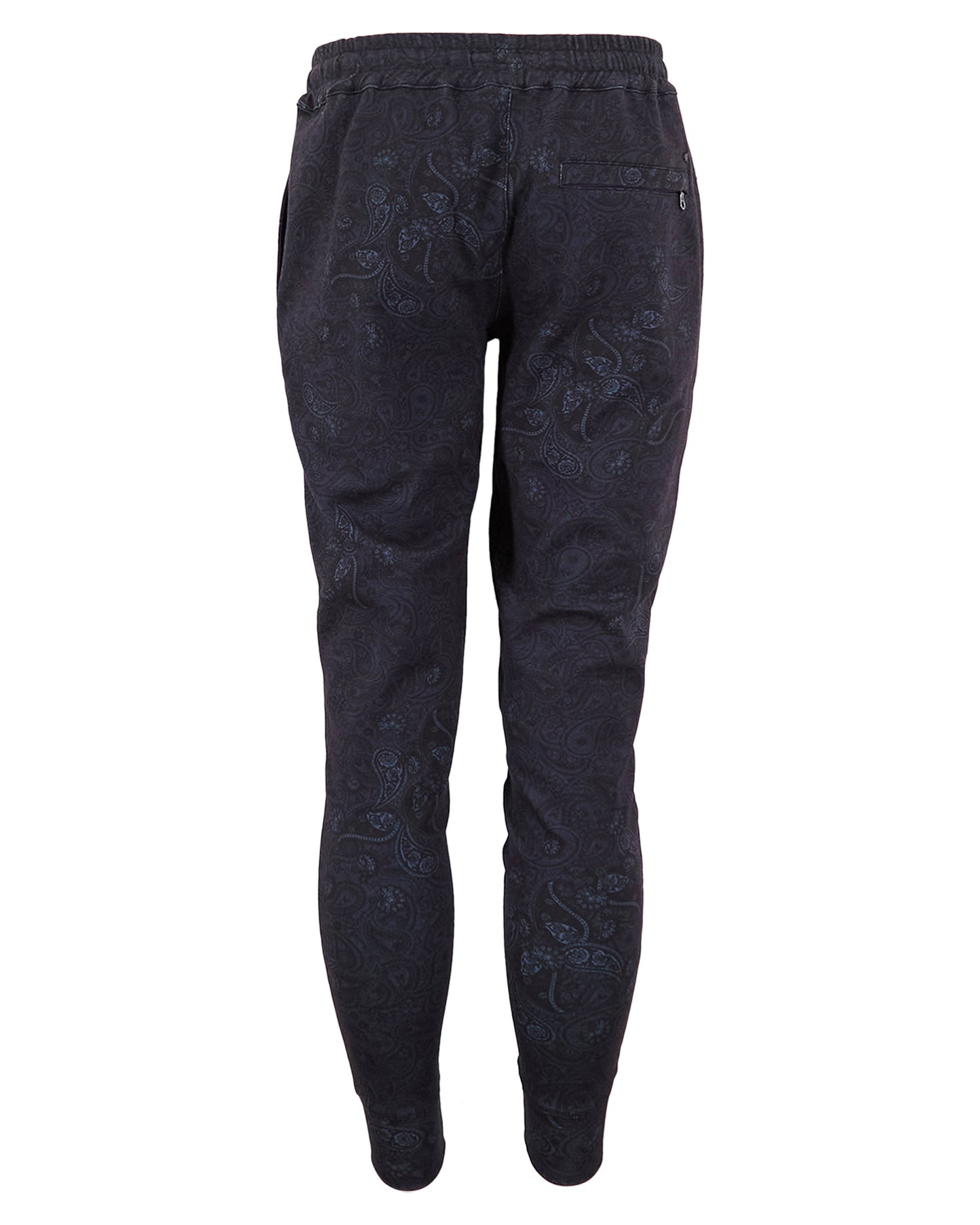 JAY MONTGAT PAISLEY JOGGER PANT - BLACK
