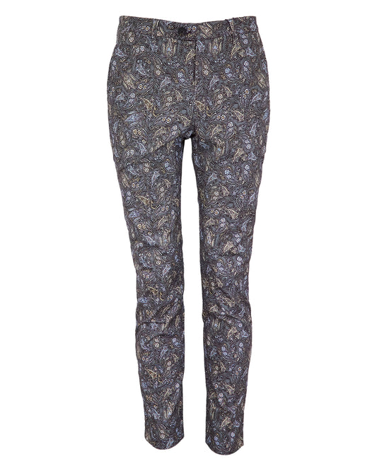 JACK MADRID PAISLEY PANT - SMOKE