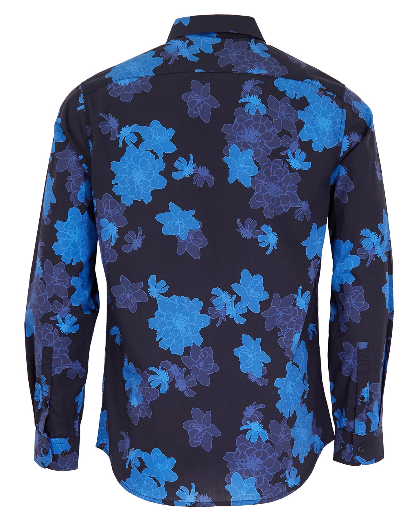 NORMAN SOFTBLOOM SHIRT - NAVY