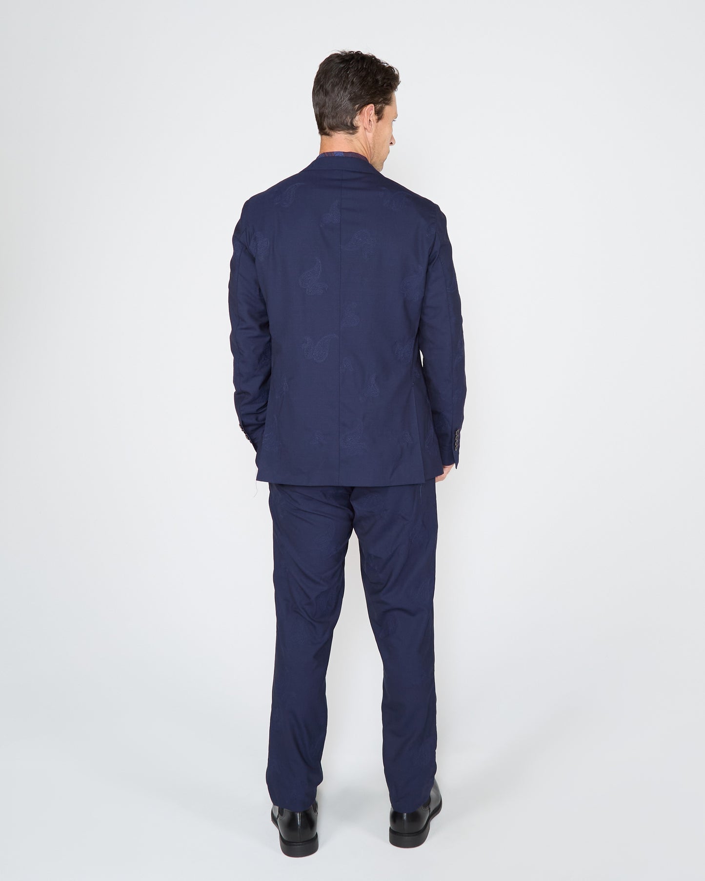 JAQUES WOLLEN BLAZER - MARINEBLAUW