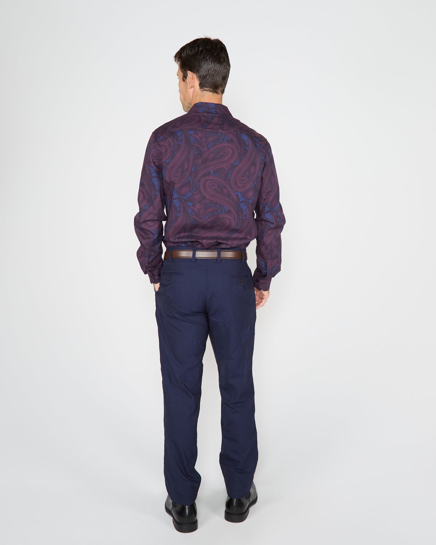 PICKFORD WOLLEN BROEK - MARINEBLAUW
