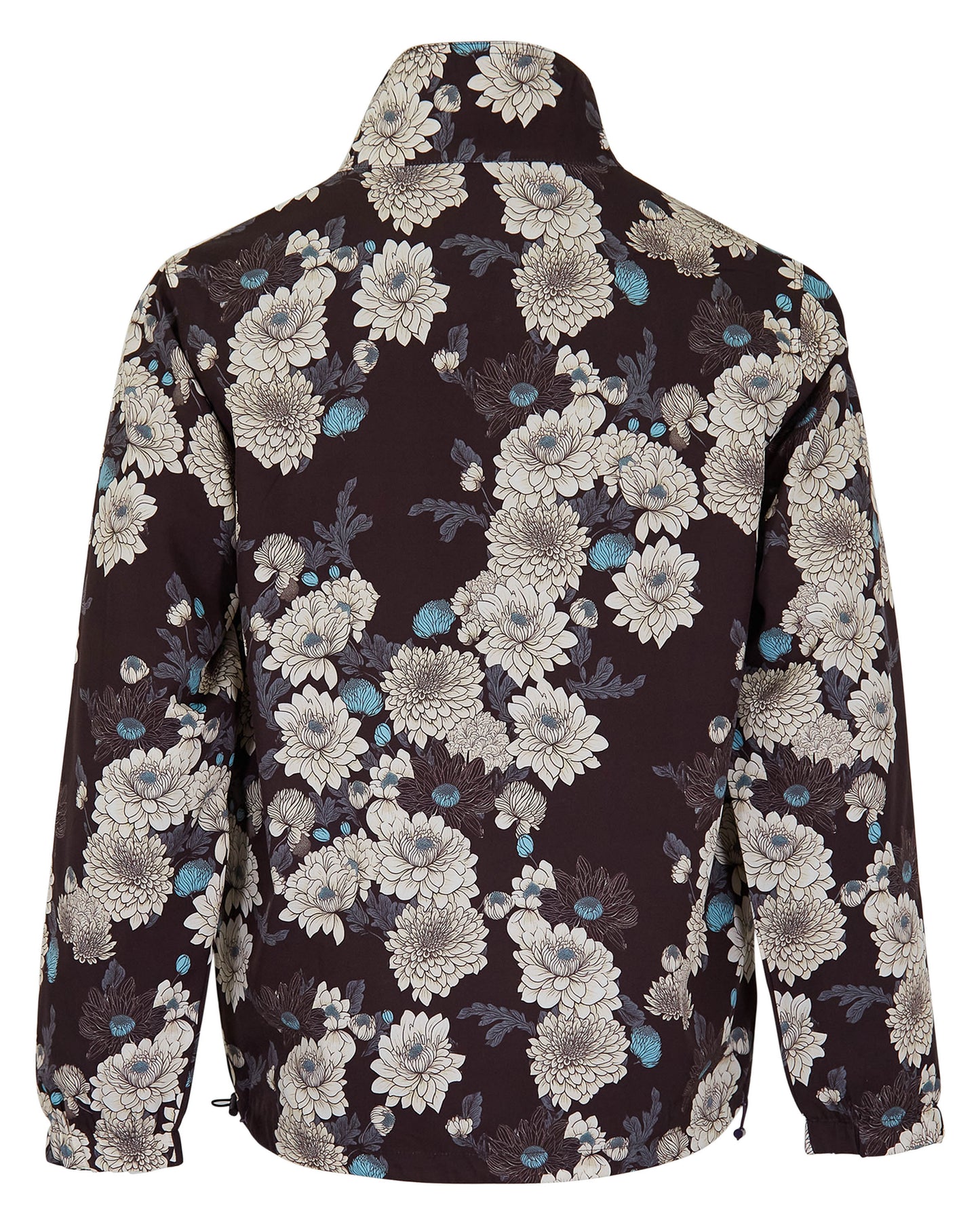 PASCALI SERIOUS FLORAL REVERSIBLE PERFORMANCE JACKET - BLACK
