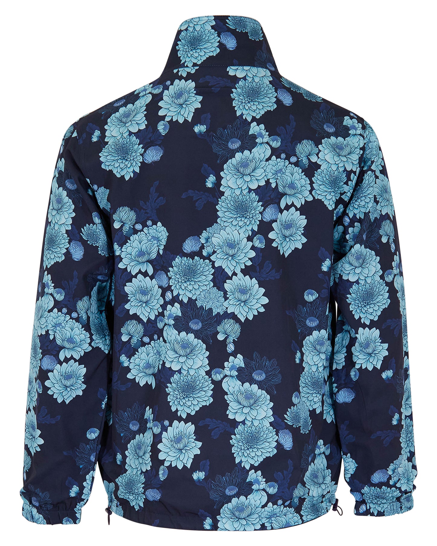 PASCALI SERIOUS FLORAL REVERSIBLE PERFORMANCE JACKET - NAVY