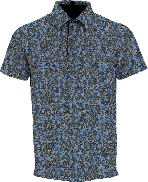 PIETRO LECH FLORAL BLACK MEN'S KNIT TOP