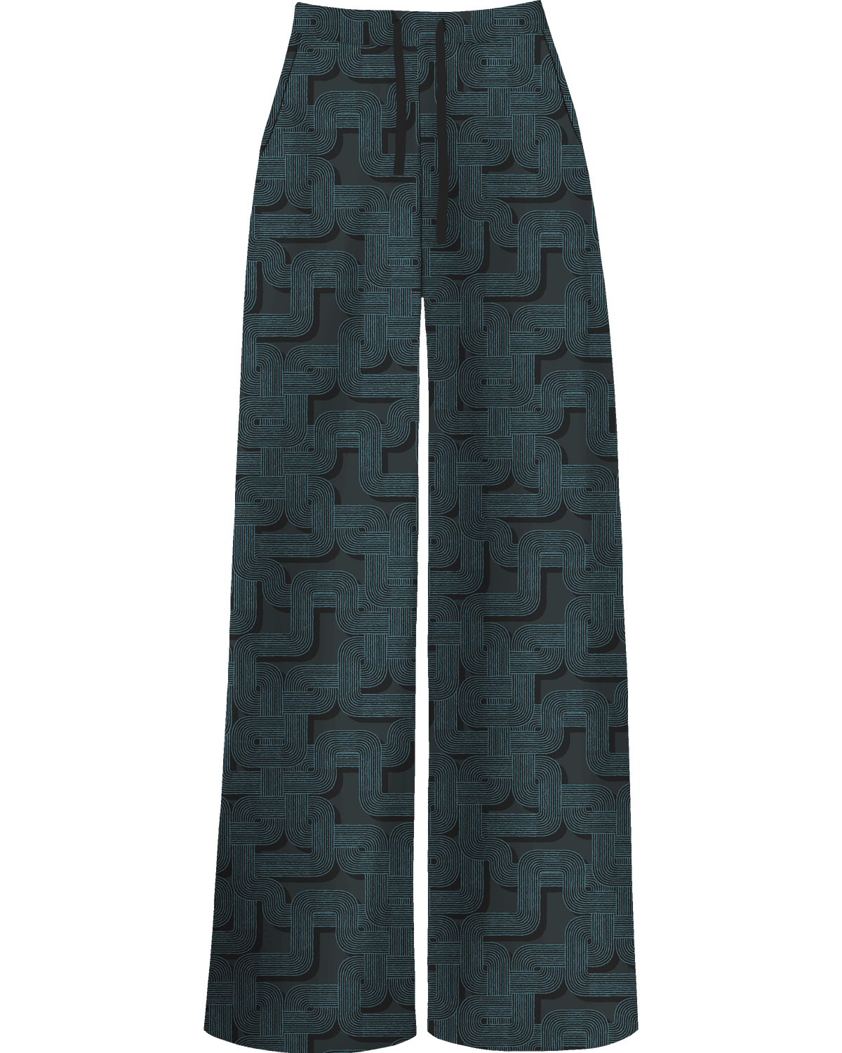 PATSY BLONS GEO BLACK WOMEN'S TAILORED PANT