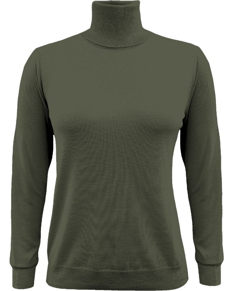 RONA SAGE WOMEN'S MERINO SILK CASHMERE TURTLENECK
