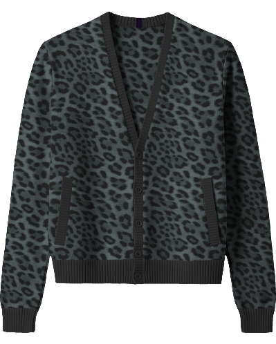 VANESSA LEOPARD SMOKE WOMEN'S SWEATER