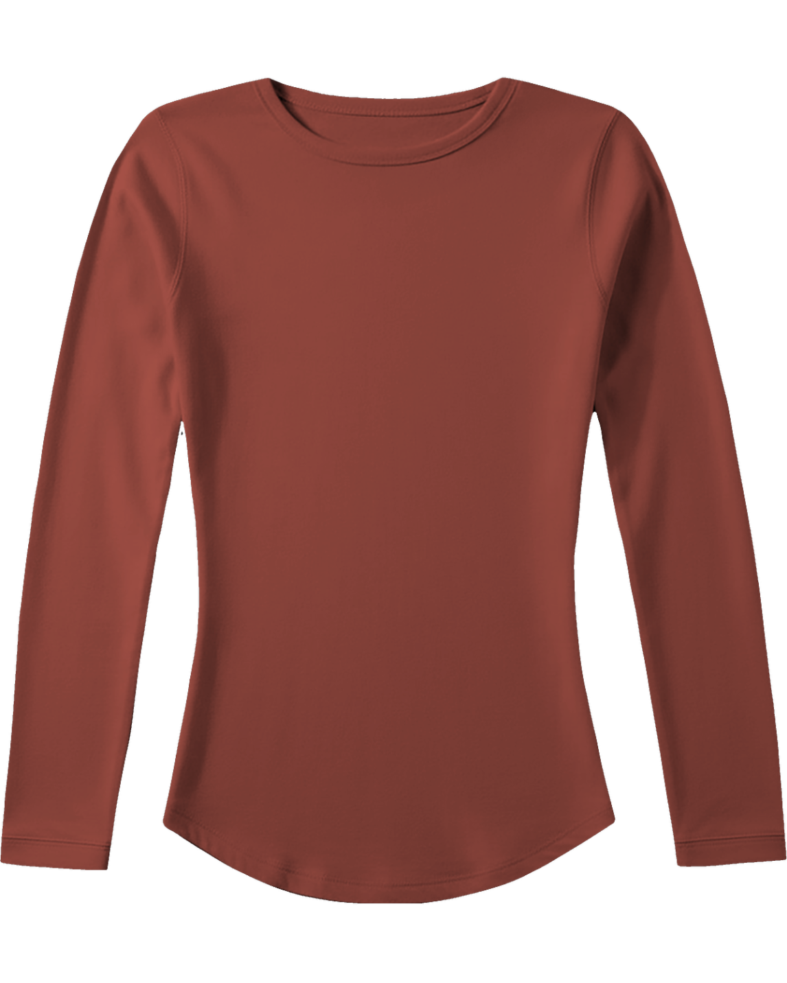 BEATRICE SPICE WOMEN'S LYOCELL STRETCH CREW-NECK TOP