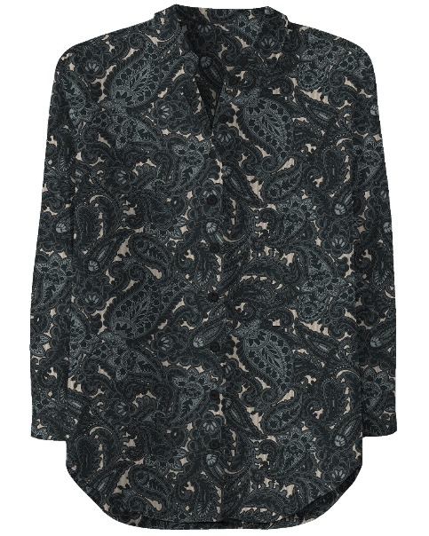 SERENITY LANNACH PAISLEY SMOKE WOMEN'S JERSEY TOP