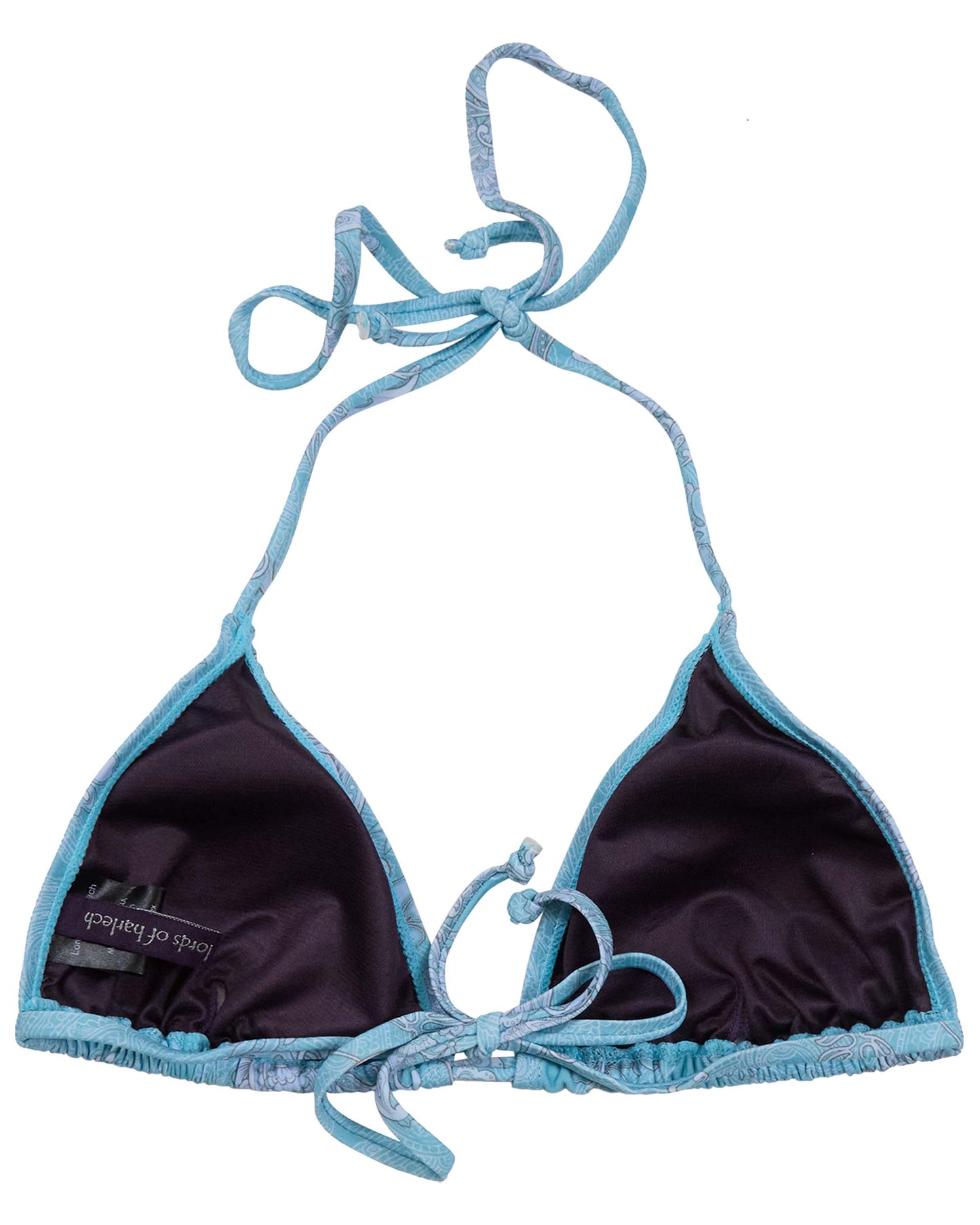 FLAVIA PAISLEY EXPLOSION TEAL WOMENS BIKINI TOP