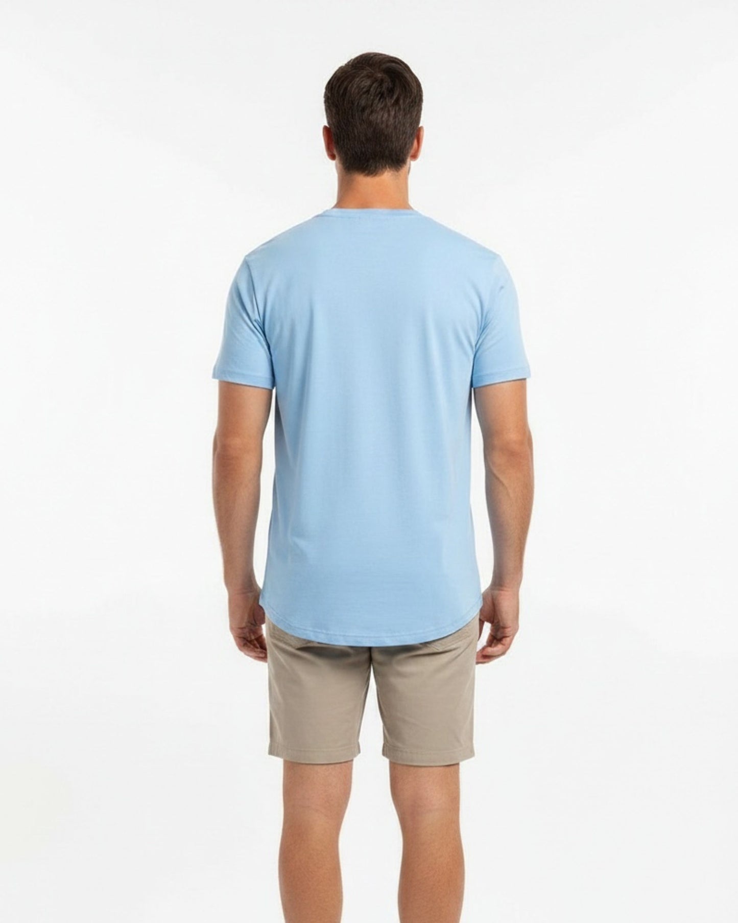 JOHN 2 KORTE T-SHIRT IN KAKI
