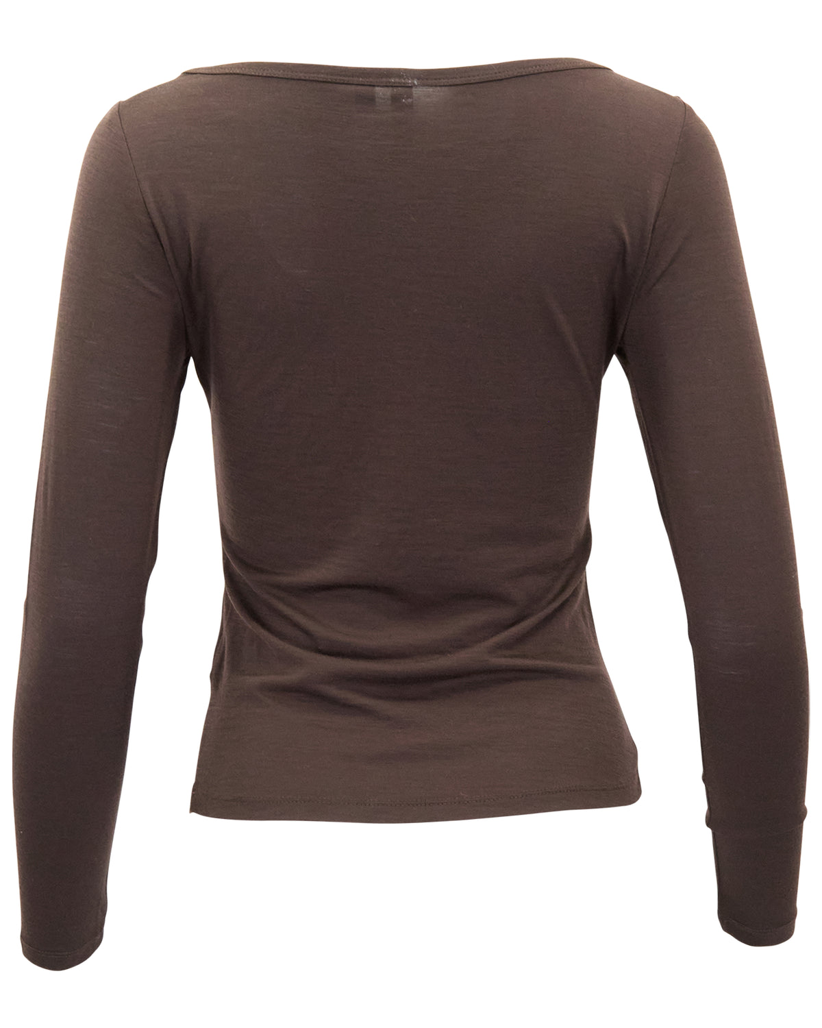 CARLY BROWNIE WOMEN'S MERINO LONG-SLEEVE CREW-NECK TOP