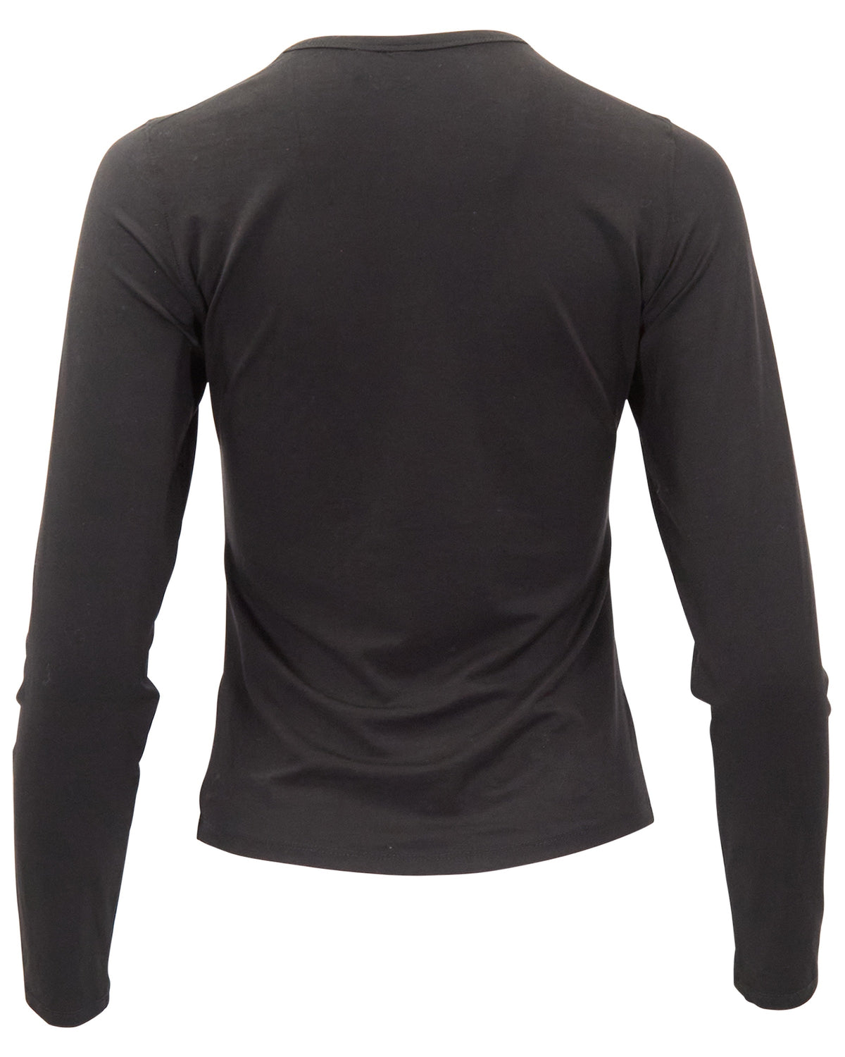 BEATRICE BLACK WOMEN'S LYOCELL STRETCH CREW-NECK TOP
