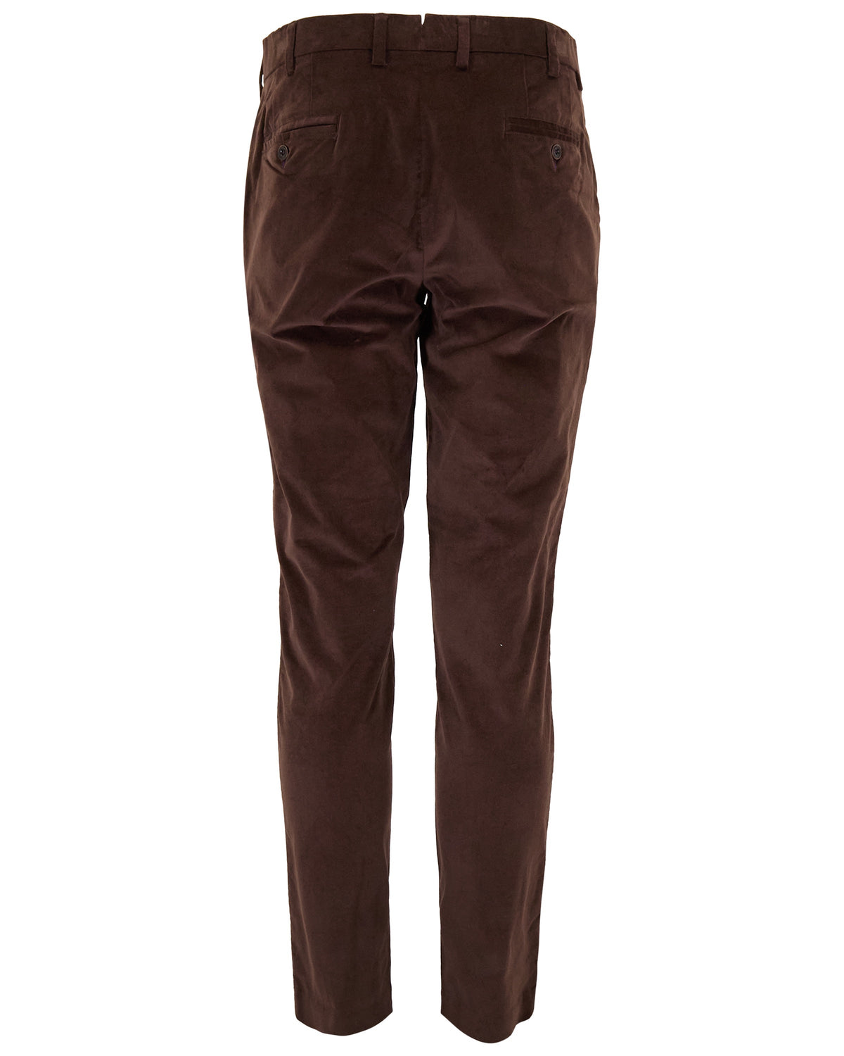 CLIFFORD BROWNIE MEN'S VELVET FLAT-FRONT PANT