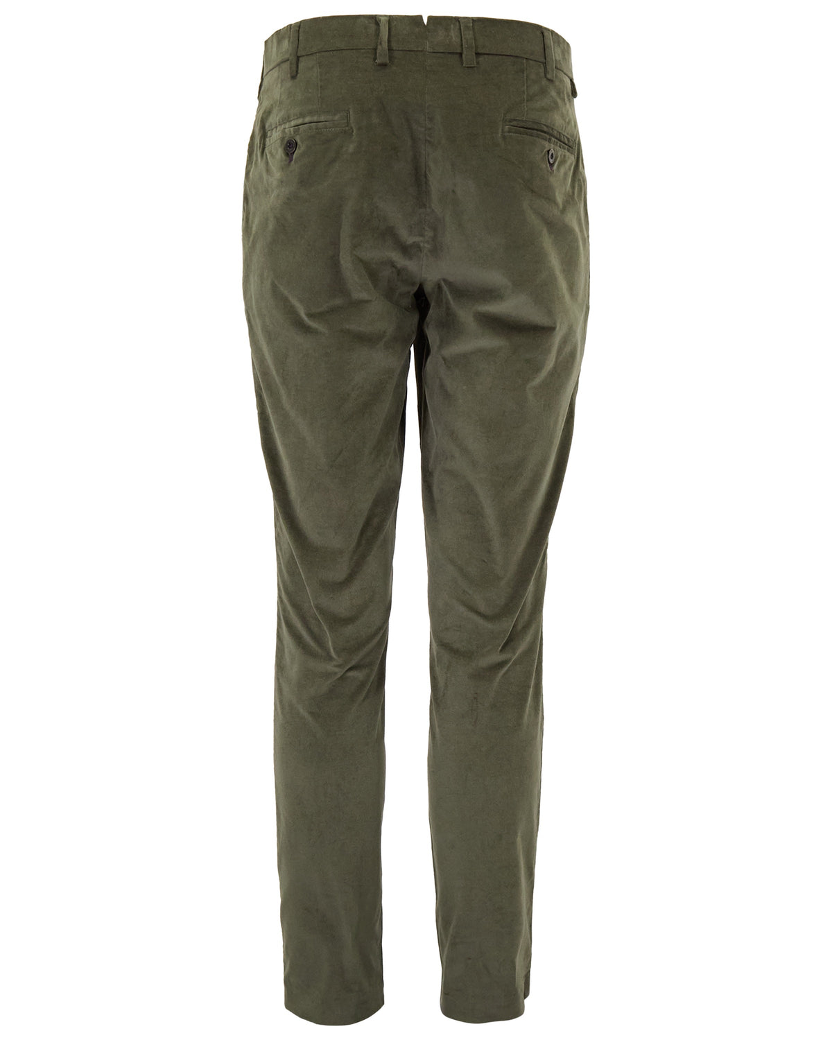 CLIFFORD SAGE MEN'S VELVET FLAT-FRONT PANT