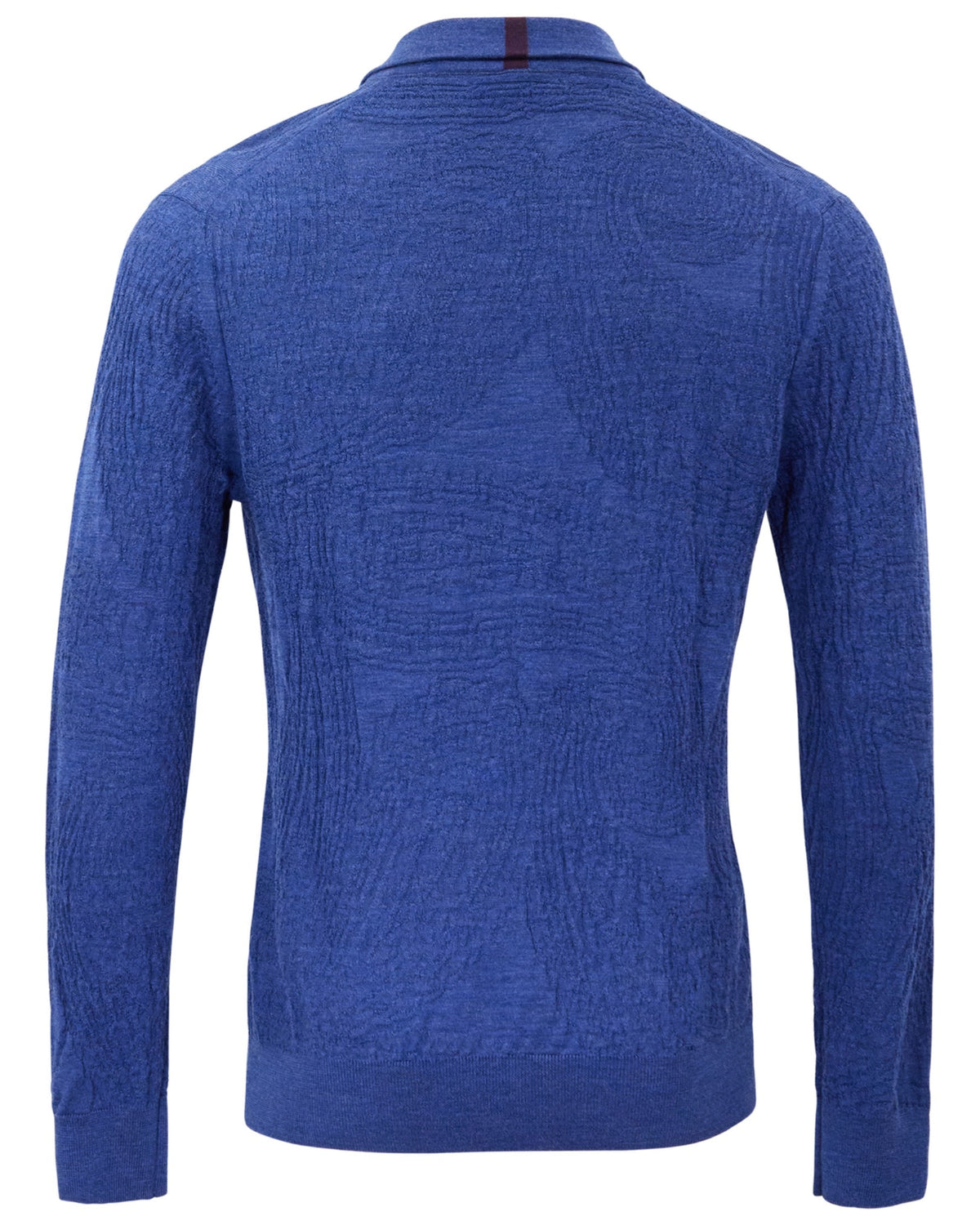 PARKER MARINER MEN'S MERINO WOOL TEXTURED POLO SWEATER