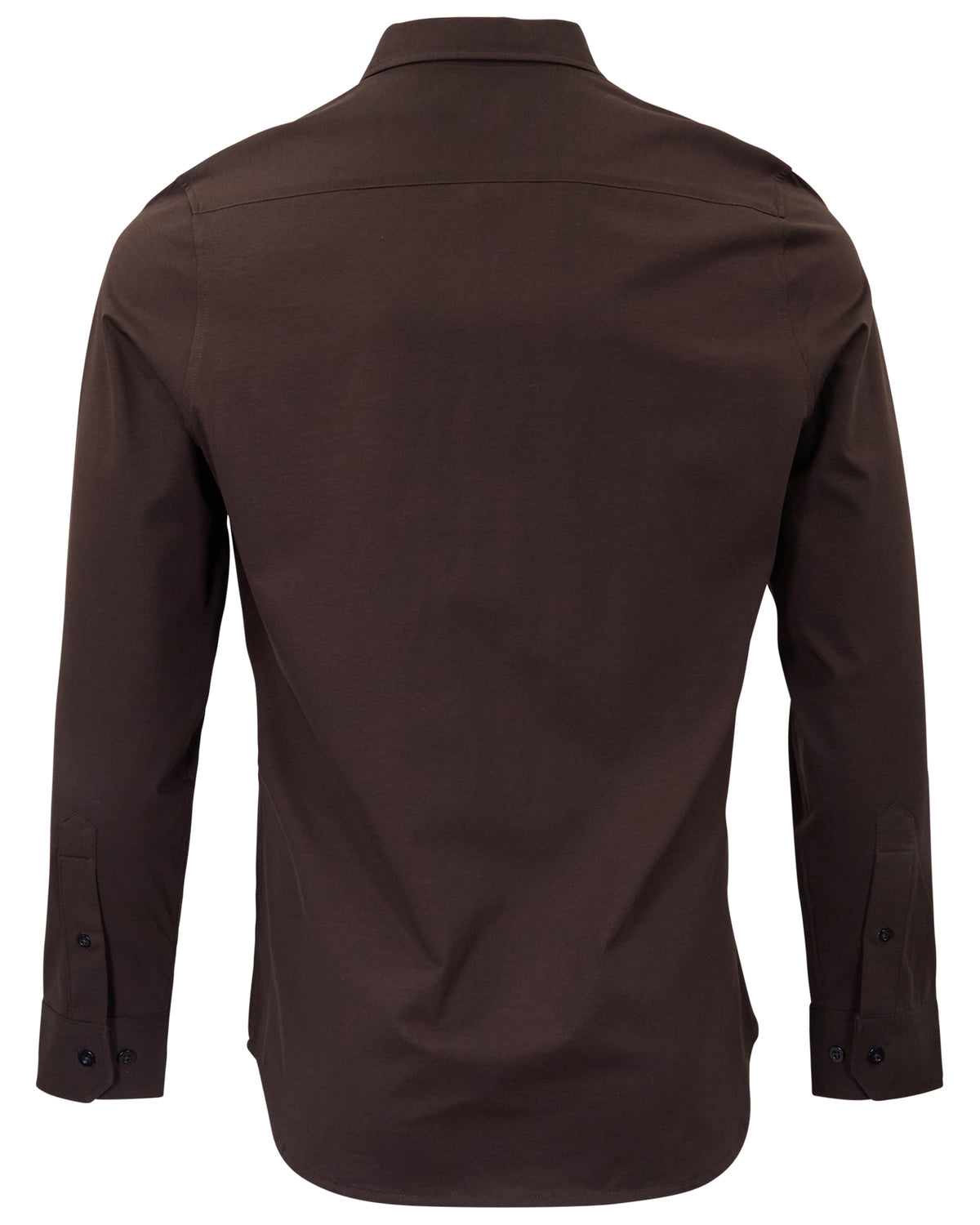 SIMON BROWNIE MEN'S STRETCH JERSEY LONG-SLEEVE SHIRT