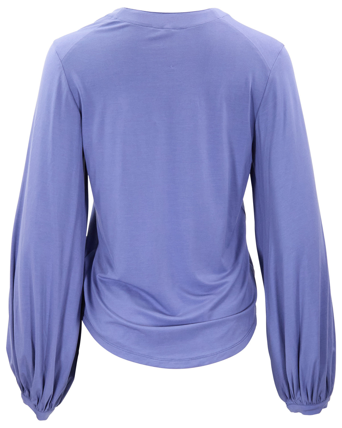 VAL DAWN BLUE WOMEN'S LYOCELL STRETCH V-NECK TOP
