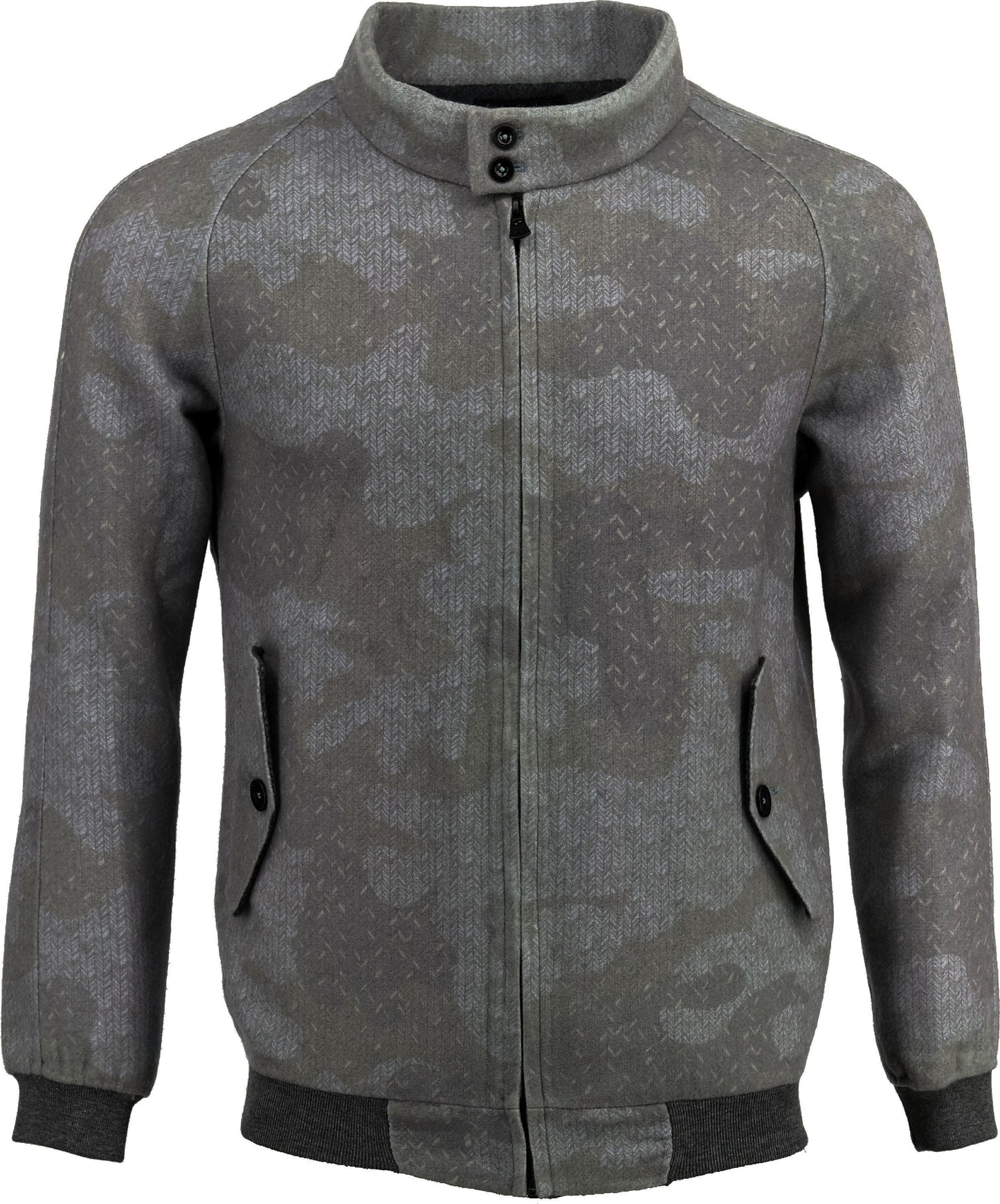 Barry Doublewool Chevron Camo Grey