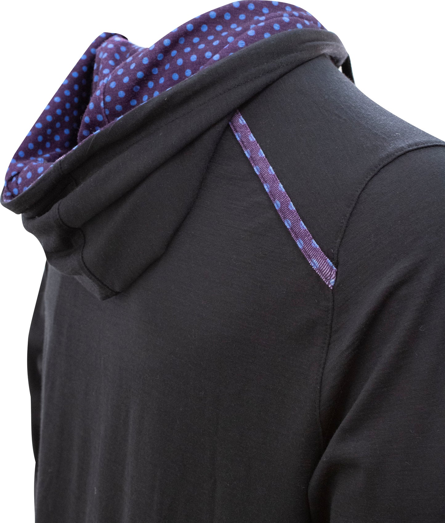 HUGO HOODIE IN BLACK