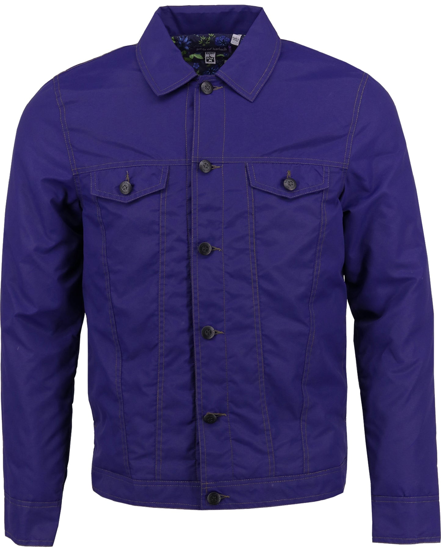 James Navy Trucker Jacket