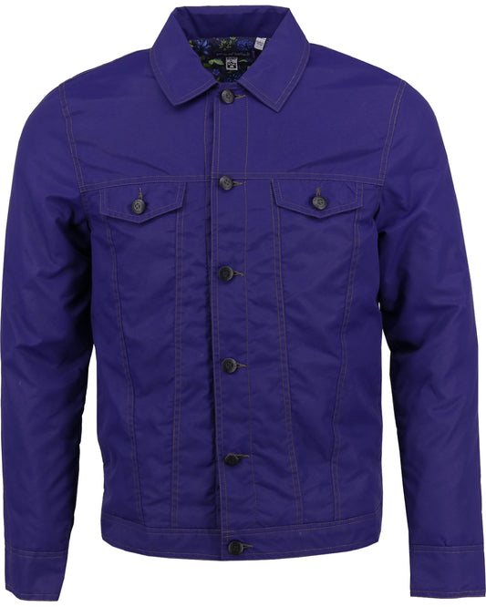 James Navy Trucker Jacket
