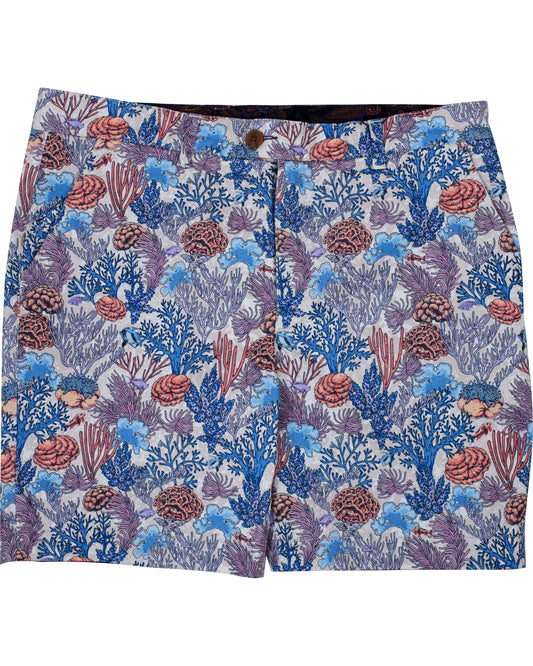 JOHN CORAL GARDEN SHORT IN PUMICE