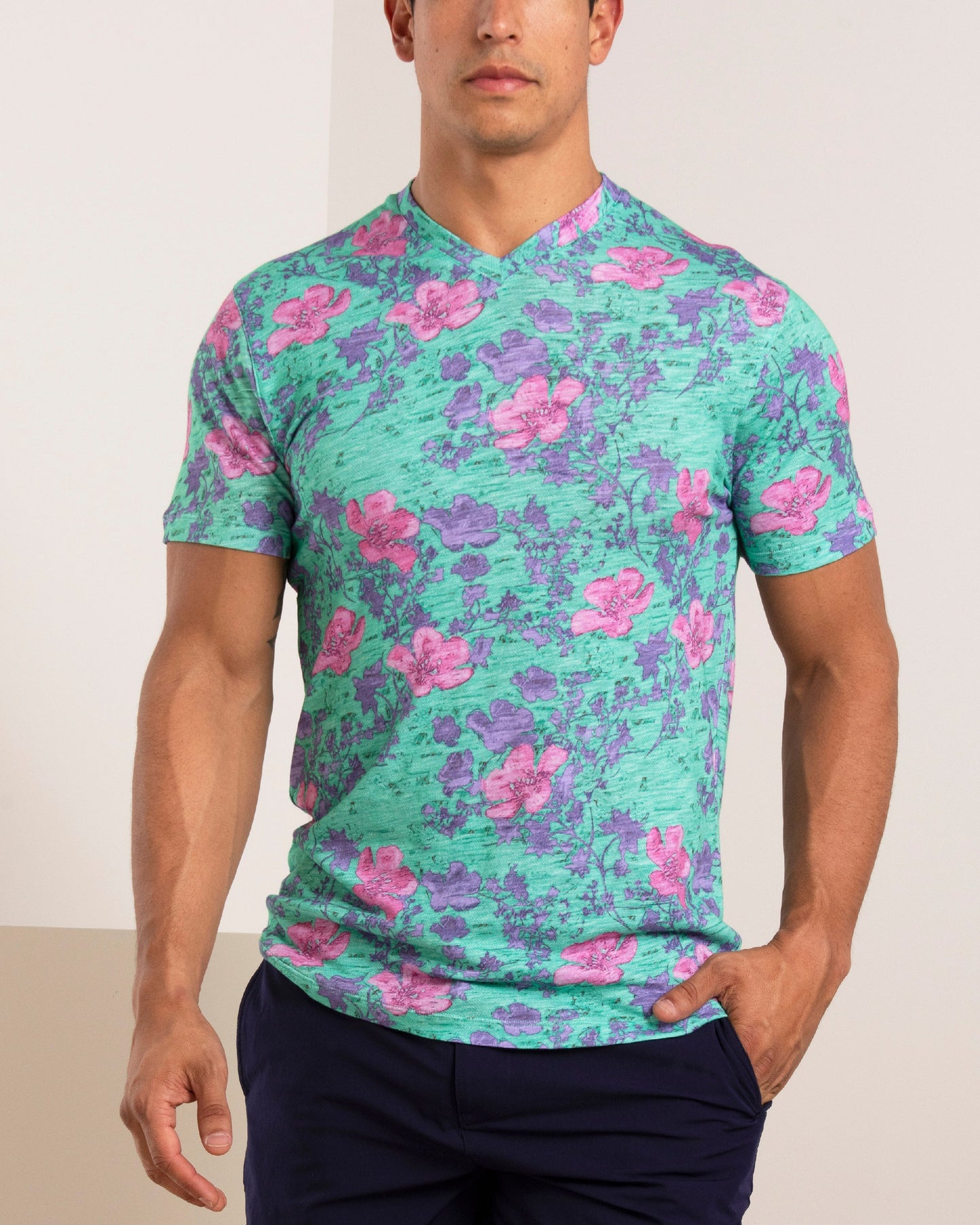 Maze Oriental Hibiscus Jade