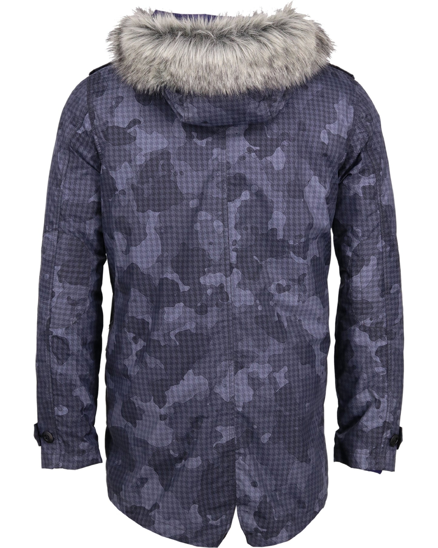 Mod Parka Houndstooth Charcoal