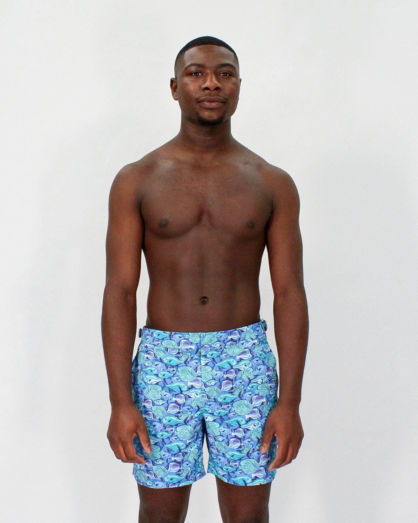 POOL FISH SKOOL SWIM SHORT IN LAGOON