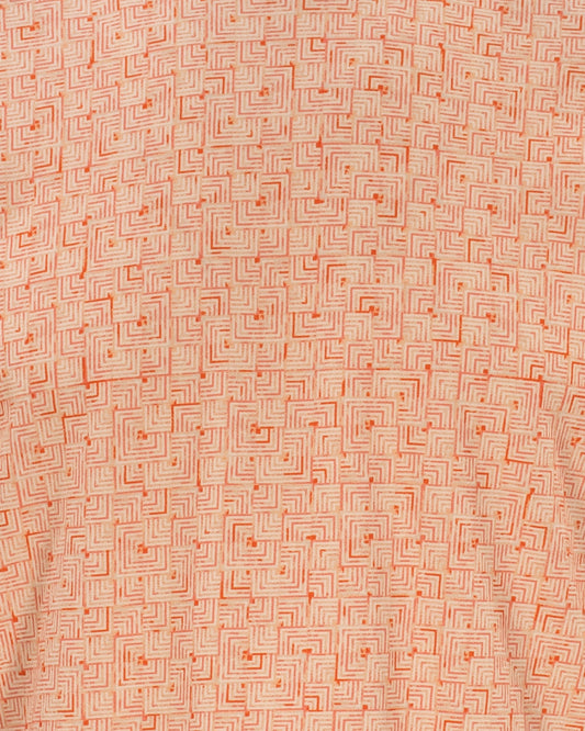Taylor Parquet Peach Crew Neck Tee