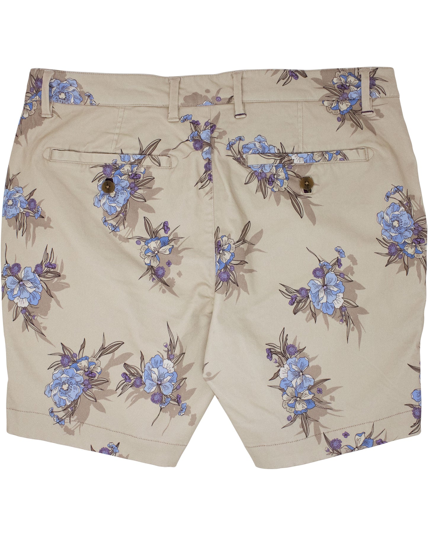 JOHN OXFORD HARMONY FLAT FRONT SHORT - PUMICE