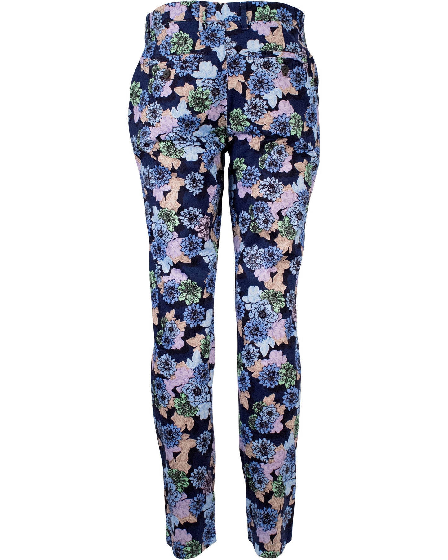 JACK SNAP FLORAL PANT - NAVY