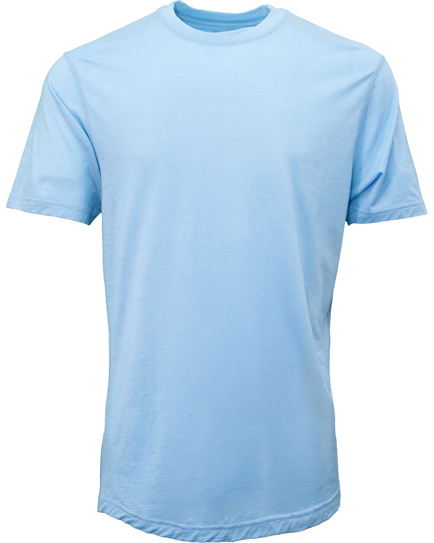 CASSIUS MERINO JERSEY CREW NECK SHIRT - BLUE