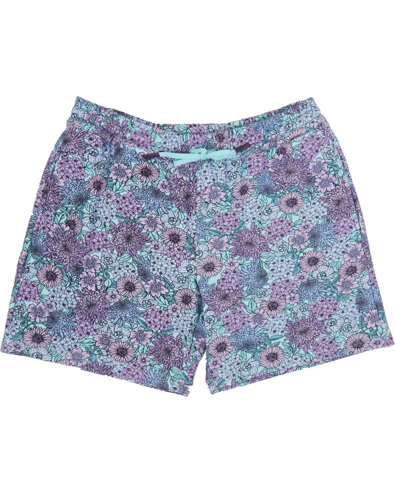 SILUS GARDEN PARTY INTERLOCK SHORTS - SPEARMINT