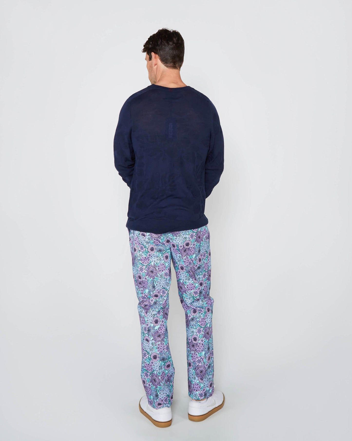 KRIS MERINO SWEATER - NAVY
