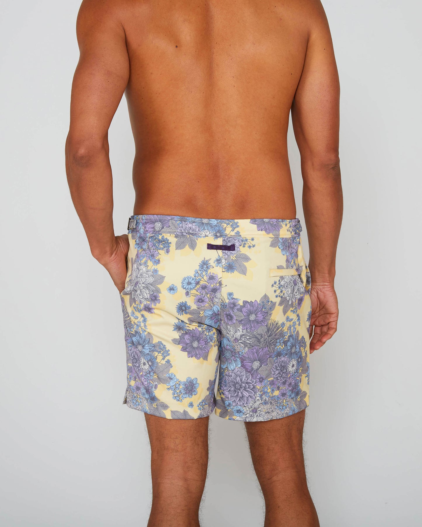 NEPTUNE DREAM MEADOW TAILORED SWIM SHORT - SUNSHINE