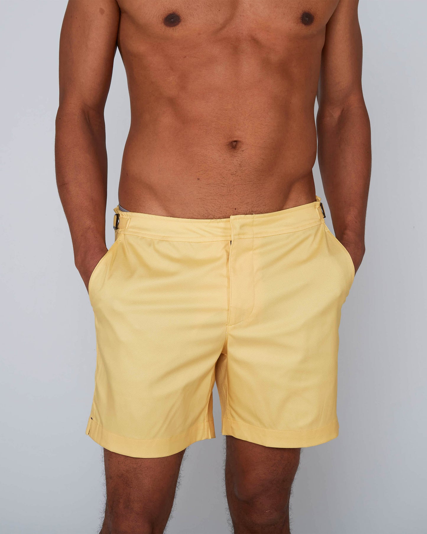 NEPTUNE OXFORD TAILORED SWIM SHORT - SUNSHINE