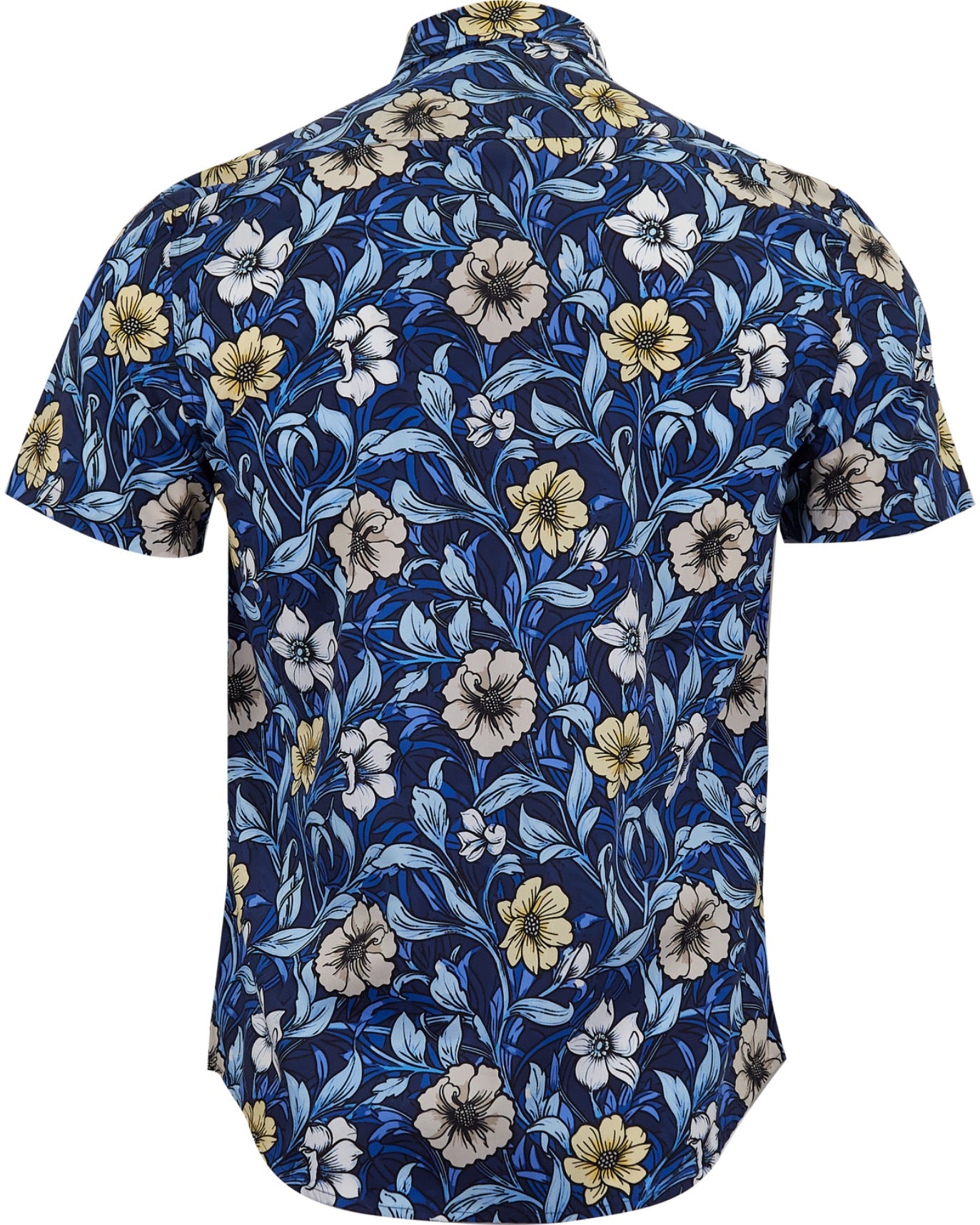 SCOTT MEADOW FLORA SHIRT - NAVY