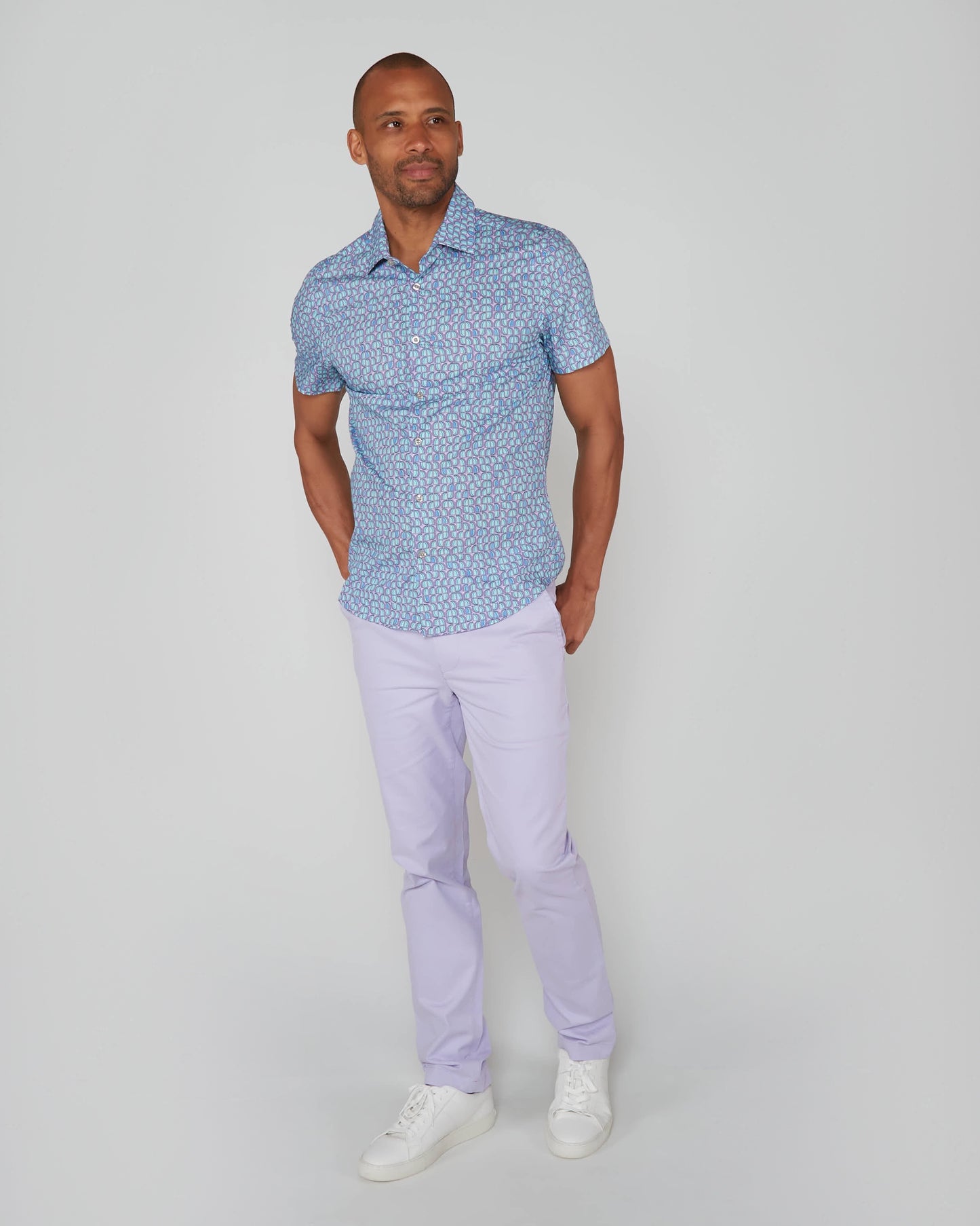 SCOTT PETAL TRIO SHIRT - SPEARMINT
