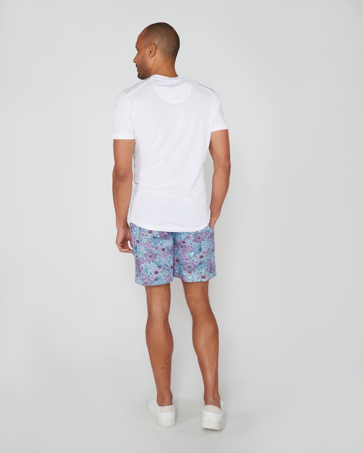 SILUS GARDEN PARTY INTERLOCK SHORTS - SPEARMINT