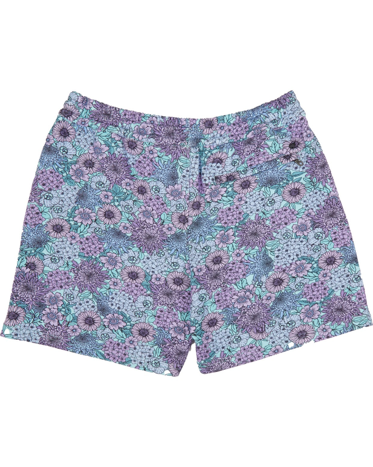 SILUS GARDEN PARTY INTERLOCK SHORTS - SPEARMINT