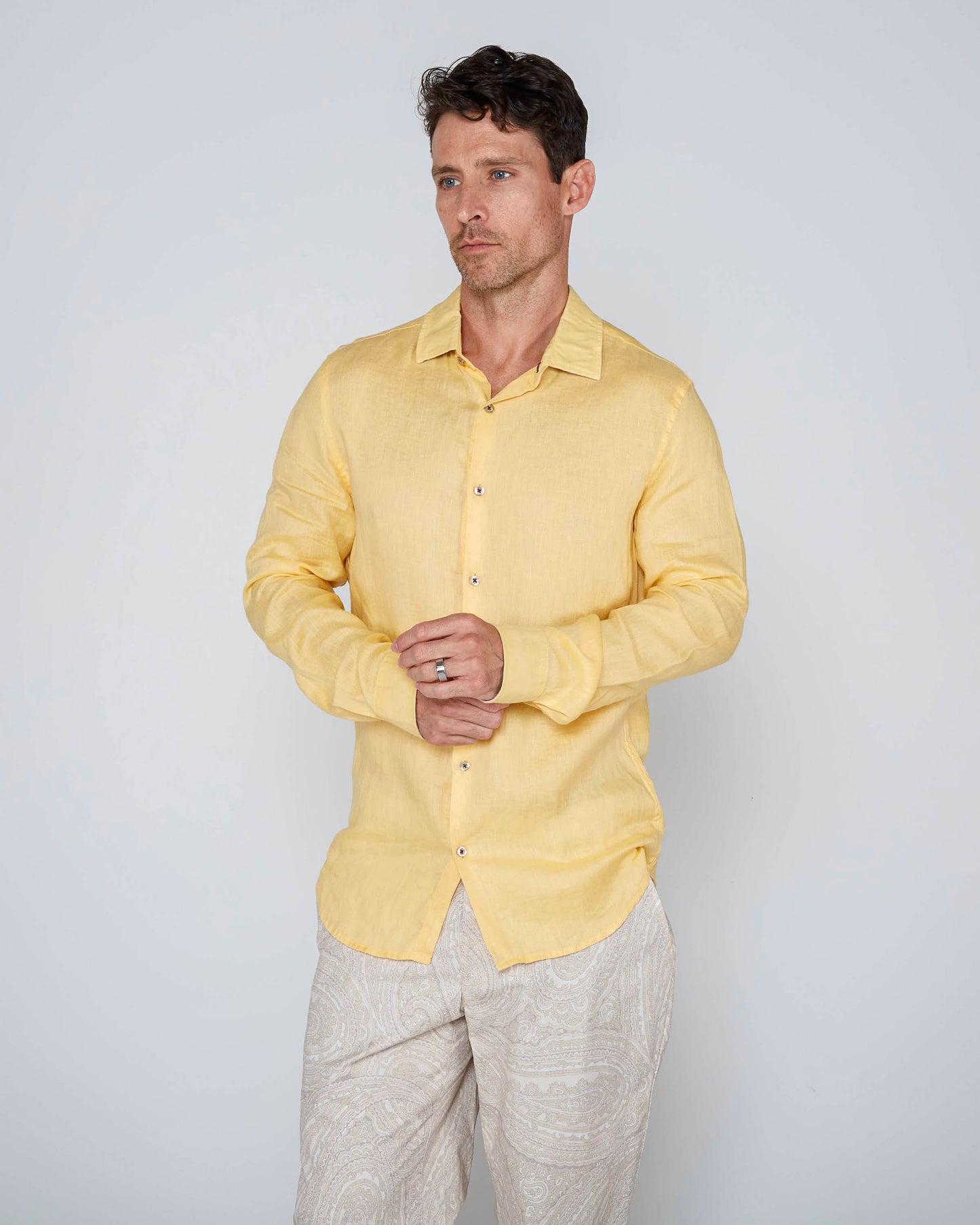 LAURENT LINEN SHIRT - MELLOW