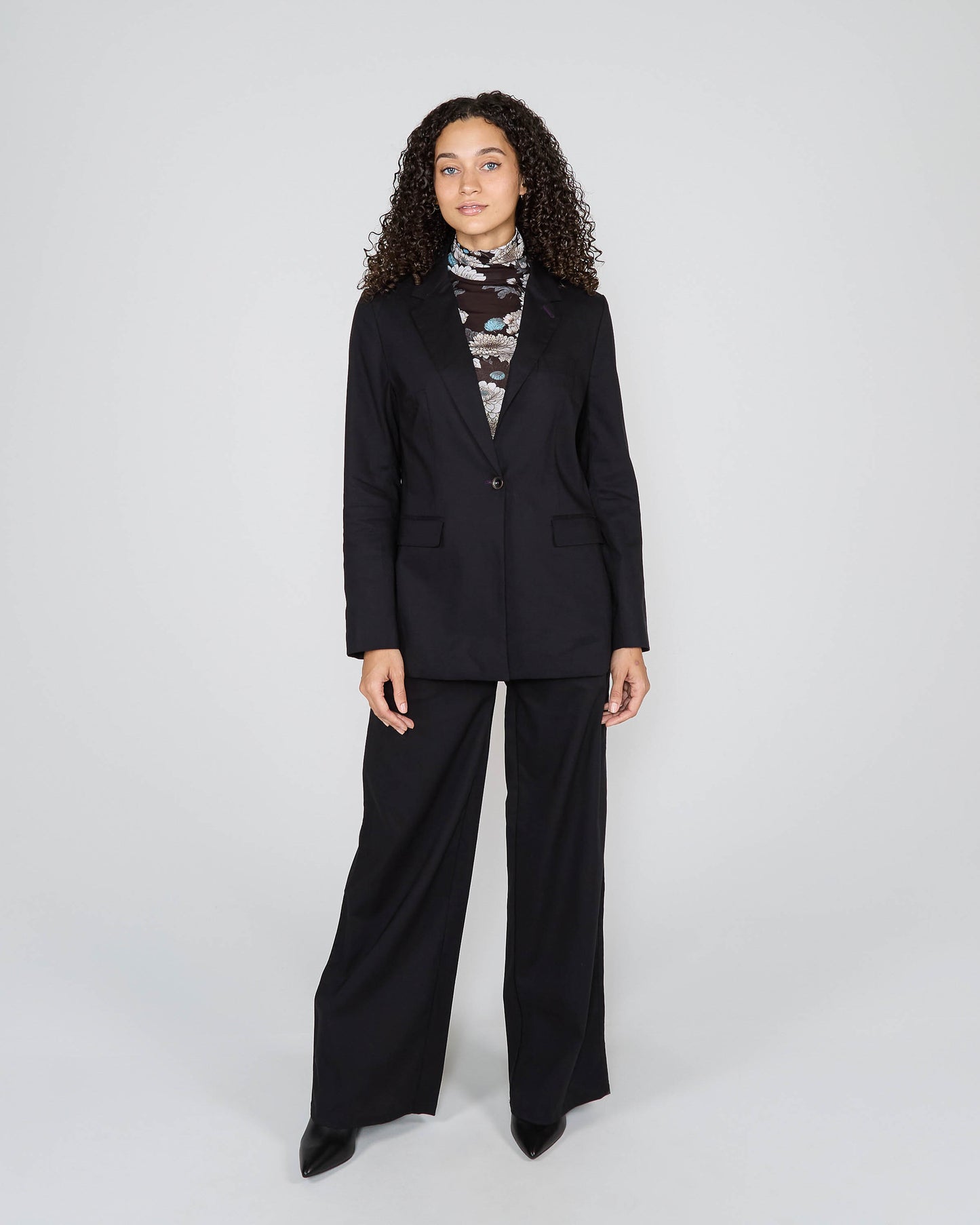 JANE TAILORED BLAZER - BLACK