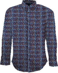 MORRIS LINZ GEO PORT MEN'S PRINTED COTTON BUTTON-DOWN SHIRT